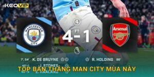Top bàn thắng Man City mùa này phản ánh sức mạnh tấn công vượt trội tại Keovip