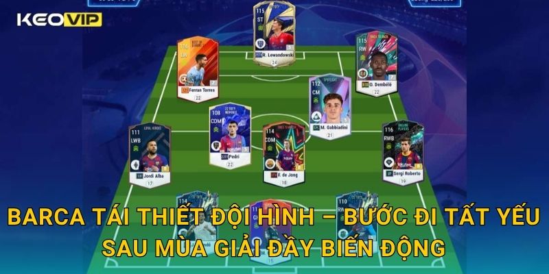 Barca tái thiết đội hình – Bước đi tất yếu sau mùa giải đầy biến động