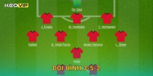 Đội Hình 3-5-2 Keovip – Chiến Lược Tối Ưu Hóa Kiểm Soát Khu Trung Tuyến